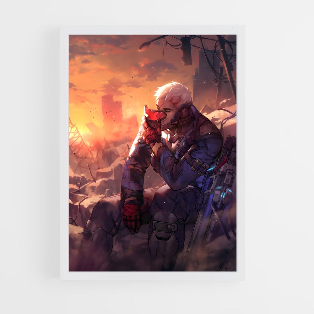 Poster Vanguard Hero – affiche Overwatch (vue 3)